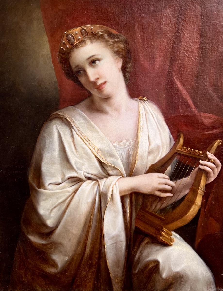 Anna Pinel (1868) - Portrait présumé de Pauline Viardot dans le rôle de Sapho