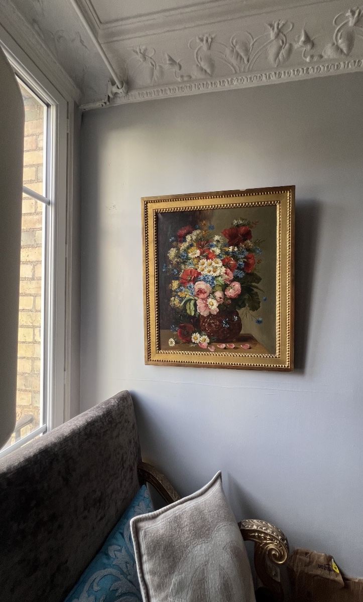 France, Circa 1880 - Still Life With A Bouquet Of Flowers -photo-4