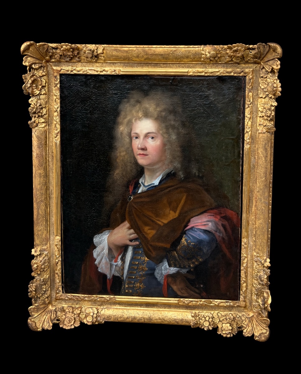 France début 18eme - Portrait d’homme de qualité -photo-2