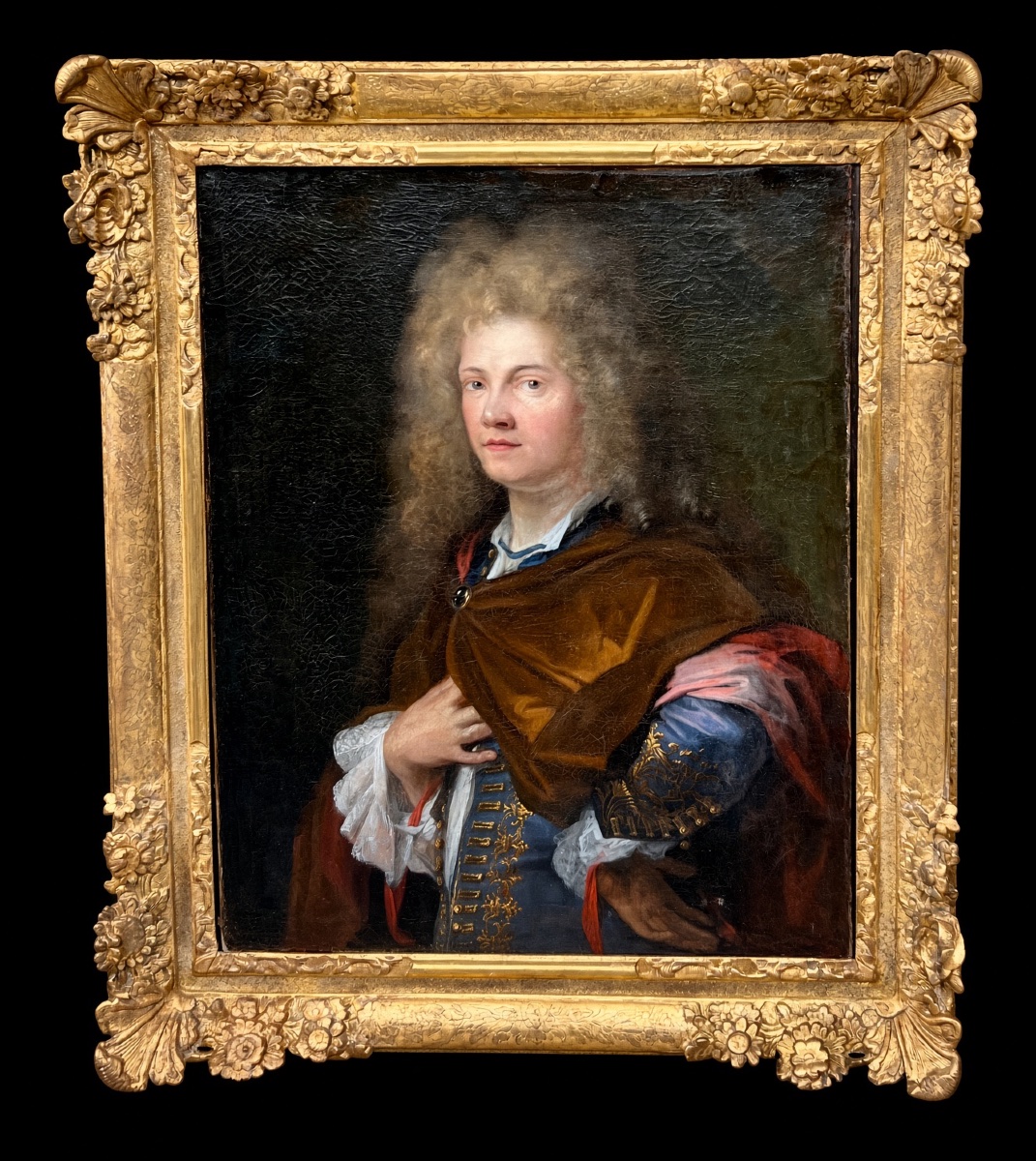 France début 18eme - Portrait d’homme de qualité 