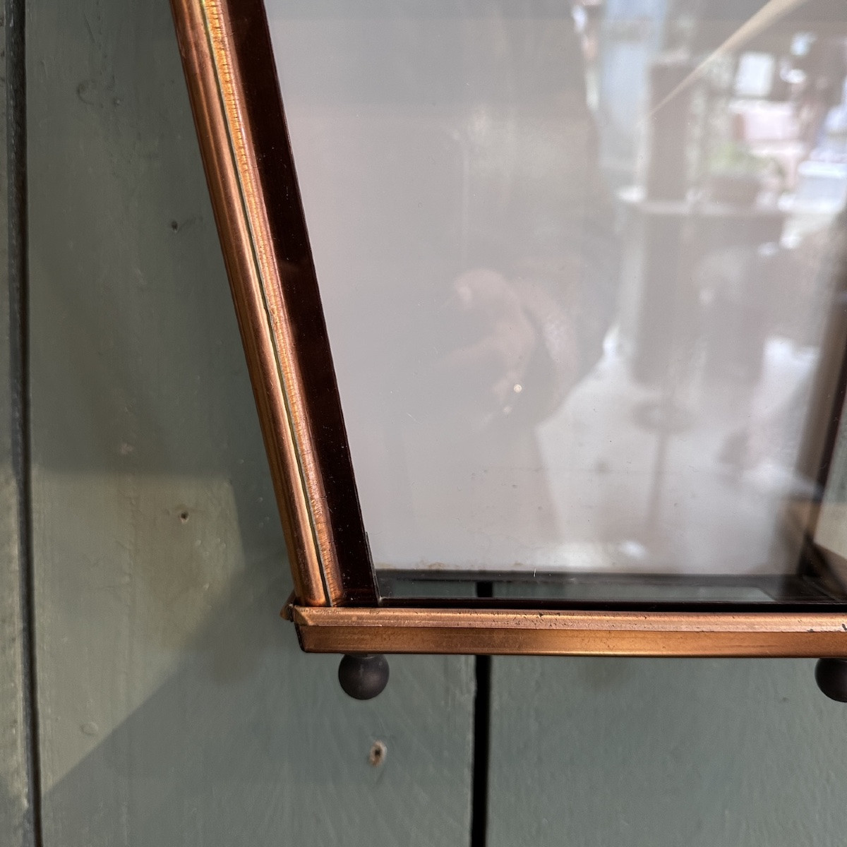 Pair Of Copper Wall Lanterns -photo-3