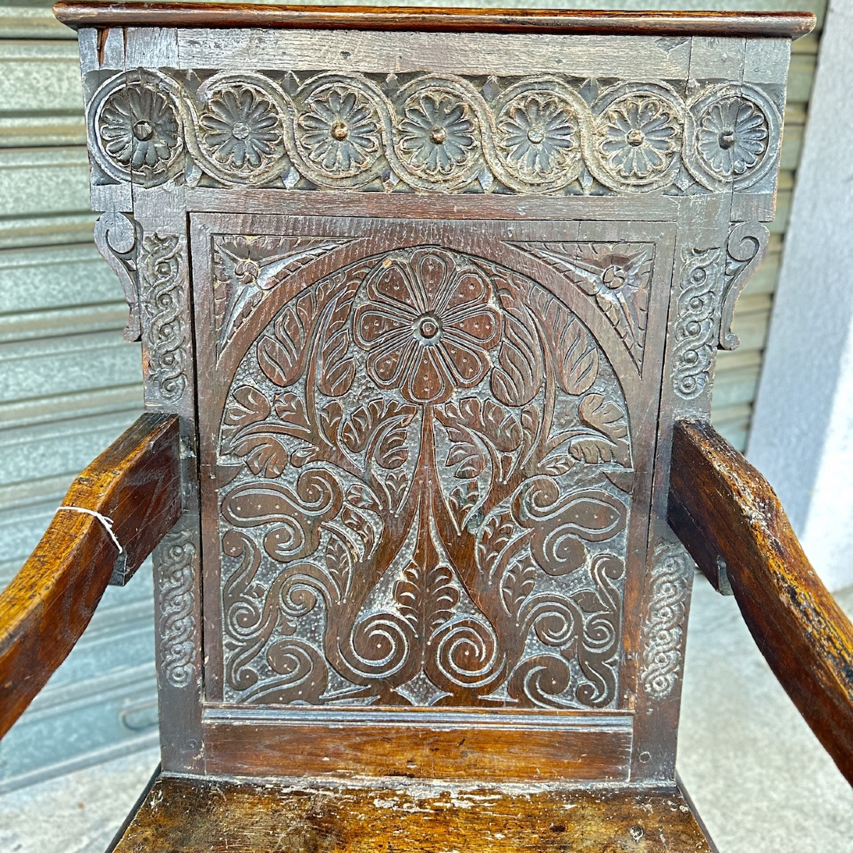 Wainscot English Armchair -photo-2