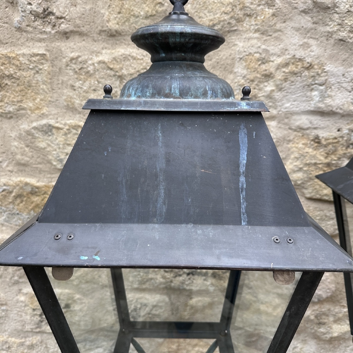 Pair Of Copper Lanterns -photo-3