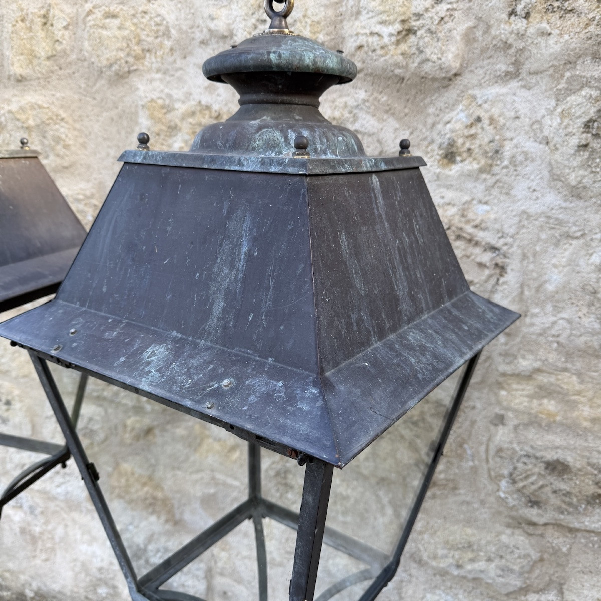 Pair Of Copper Lanterns-photo-4