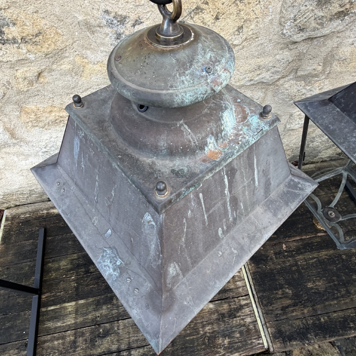 Pair Of Copper Lanterns-photo-3