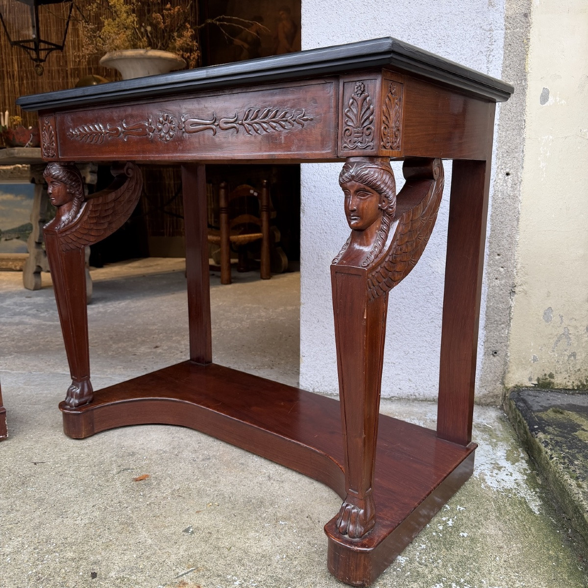 Pair Of Empire Style Console Tables-photo-2
