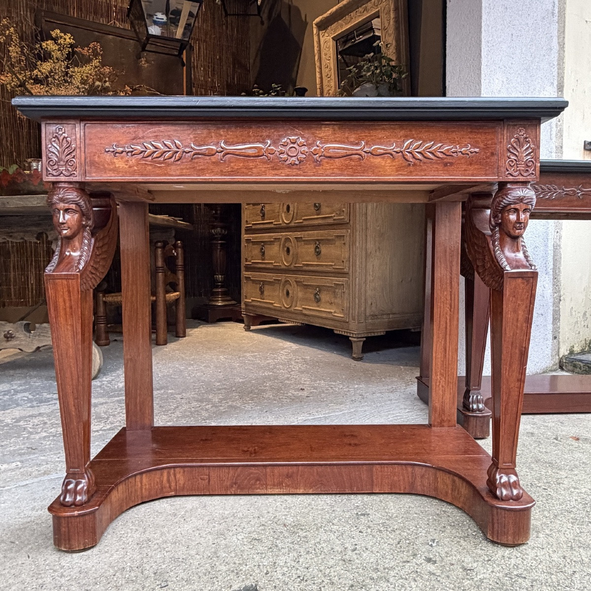 Pair Of Empire Style Console Tables-photo-2