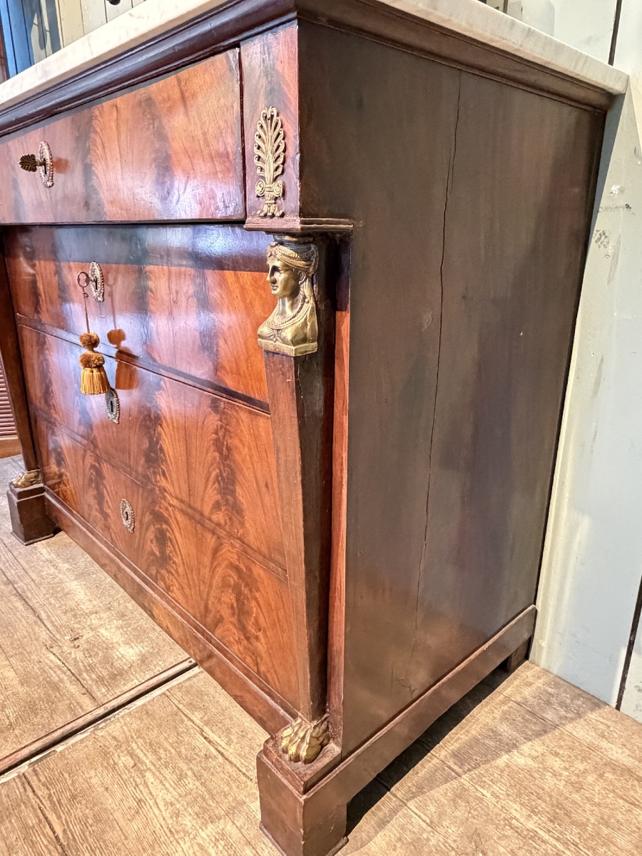 Empire-style Chest Of Drawers-photo-2