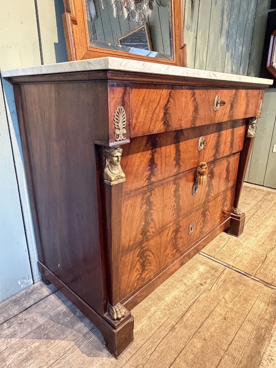 Empire-style Chest Of Drawers-photo-3