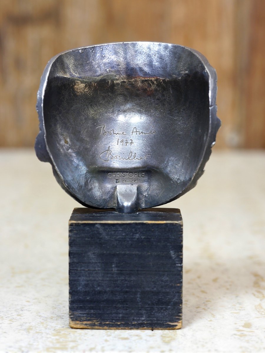 Sculpture  d’Igor Mitoraj « visage Bandé »  pour Chrisofle-photo-1