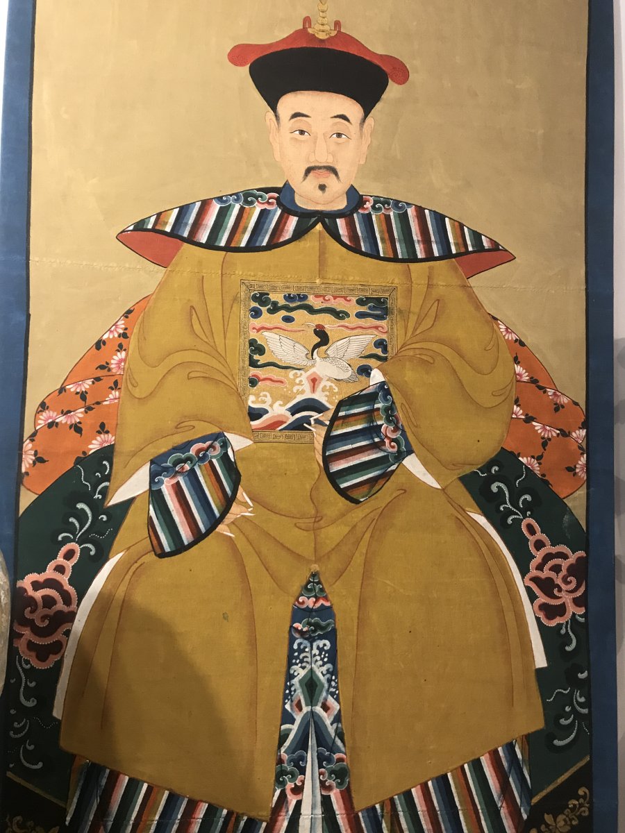 Pair Of Chinese Portraits/ Before 1911-photo-3