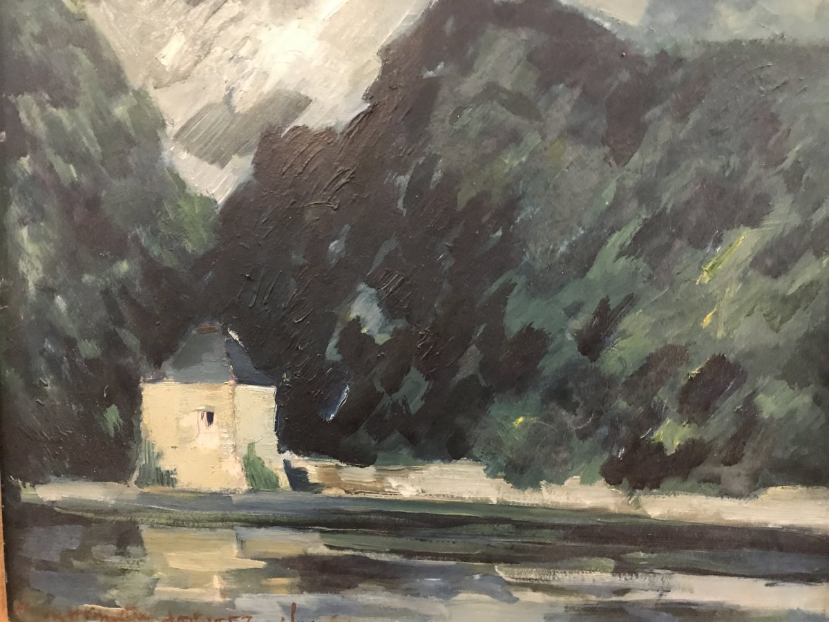 Peinture De Paysage/ Août 1957-photo-3