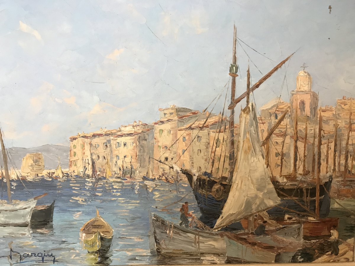 Tableau de Saint-Tropez par Bargin