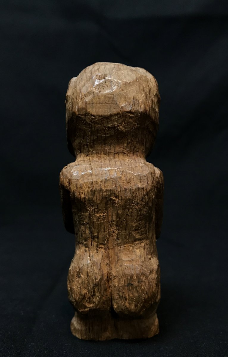 Oceania Wooden Statuette Tiki-photo-3