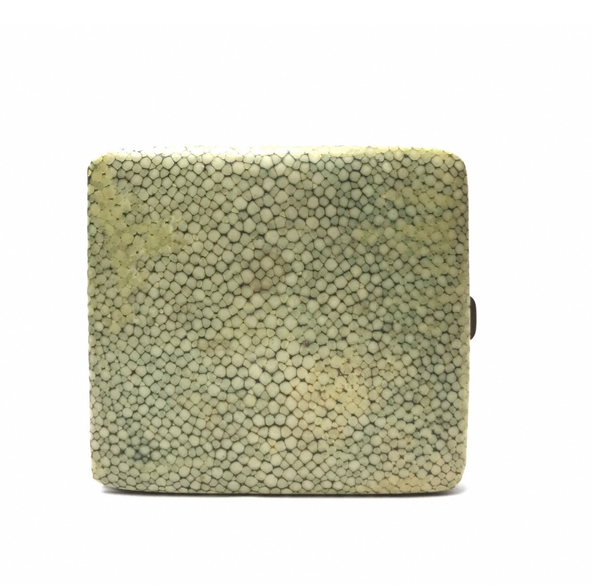 50s English Cigarettes Case Covered With Shagreen-photo-3