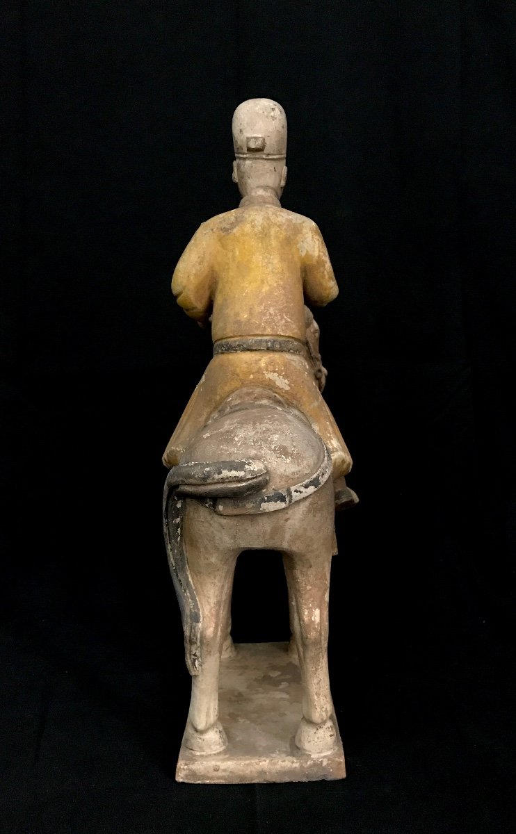 Horse Rider In Terracotta China Ming Period-photo-1