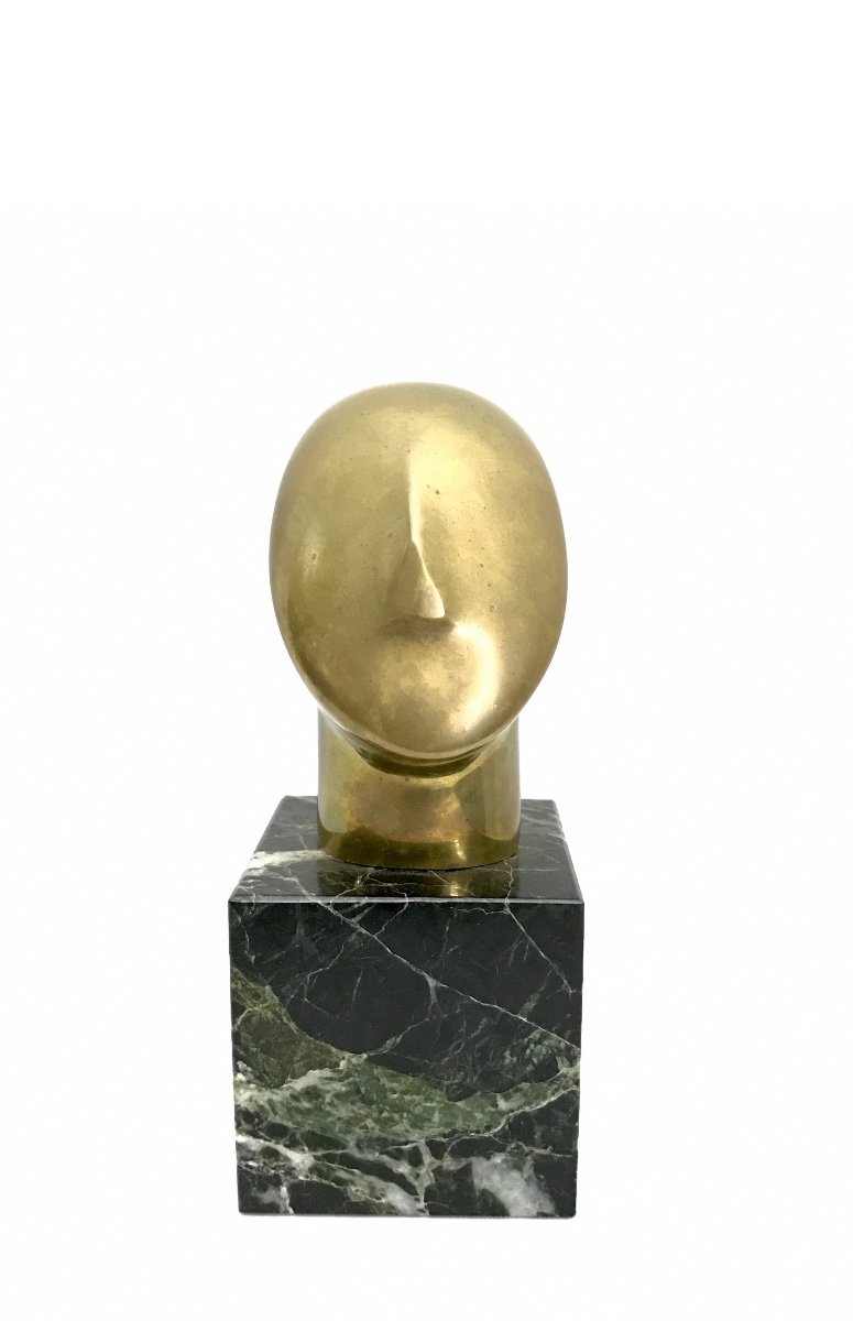 Sculpture En Bronze “ Idole”-photo-2