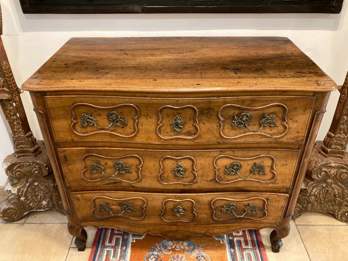 Commode époque XVIII Eme En Noyer -photo-3