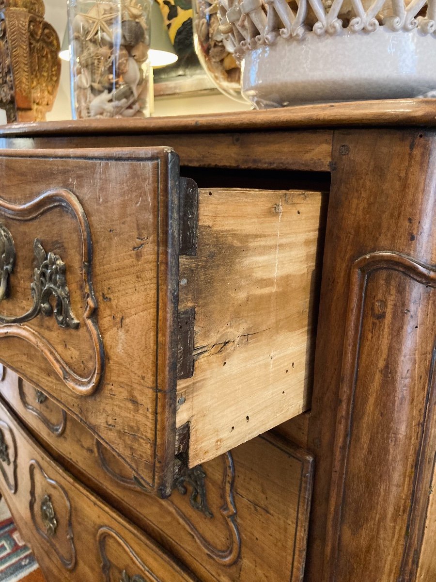 Commode époque XVIII Eme En Noyer -photo-5