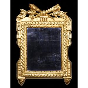 “louis XVI” Giltwood Mirror