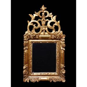 Louis XIV Pediment Mirror From XVIII Eme