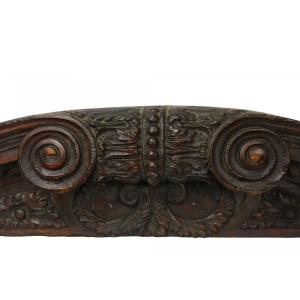 18th Century Carved Wooden Pediment
