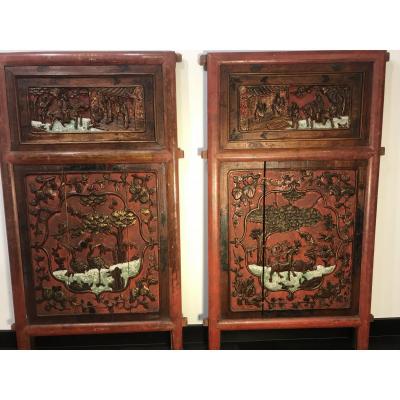 Pair Of Chinese Panels