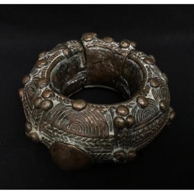Bracelet d'Esclave En Bronze Avant XIX Eme