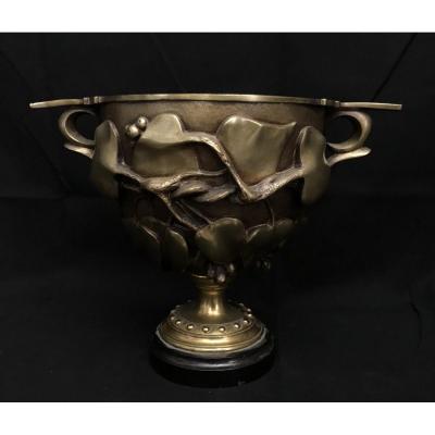 Coupe En Bronze Art Nouveau