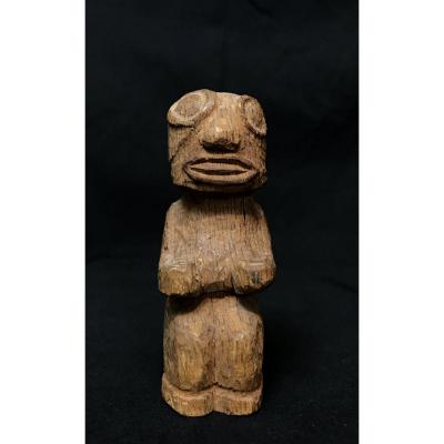 Oceania Wooden Statuette Tiki