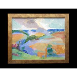 Tableau peinture Abstraite De Jeanne Ravel dite Tolev 