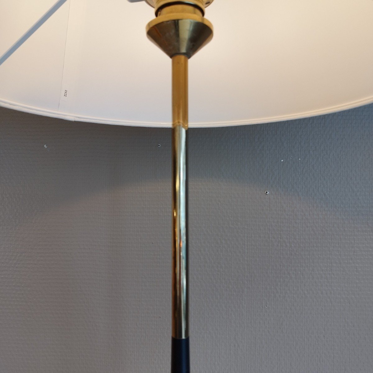 Lampadaire Laiton Et Métal, 1970-photo-4