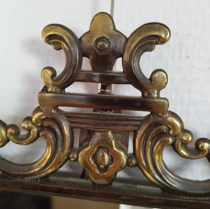 Small Brass Or Bronze Mirror-photo-2