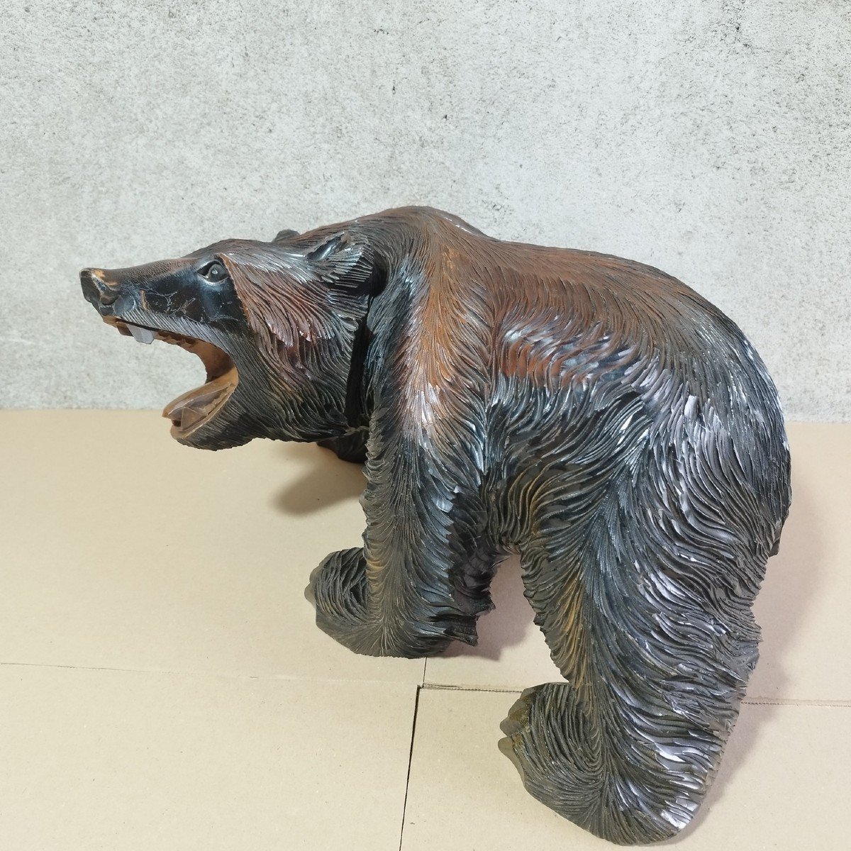 Ours Aïnou En Bois-photo-1