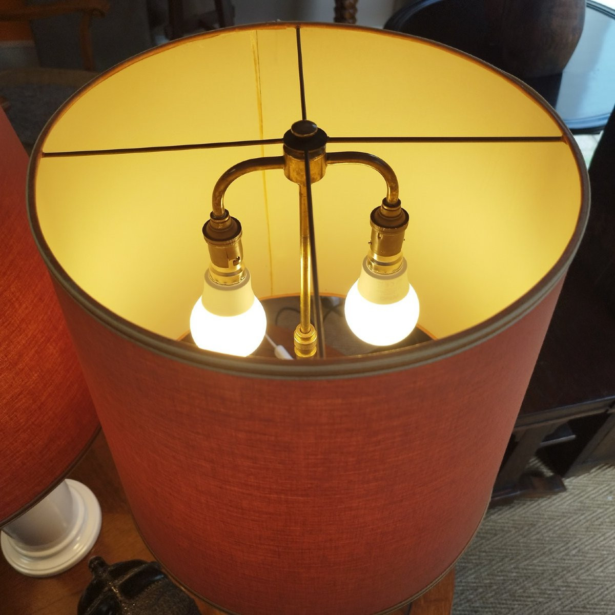 Pair Of Lamps Attributed To Jean Roger-photo-6