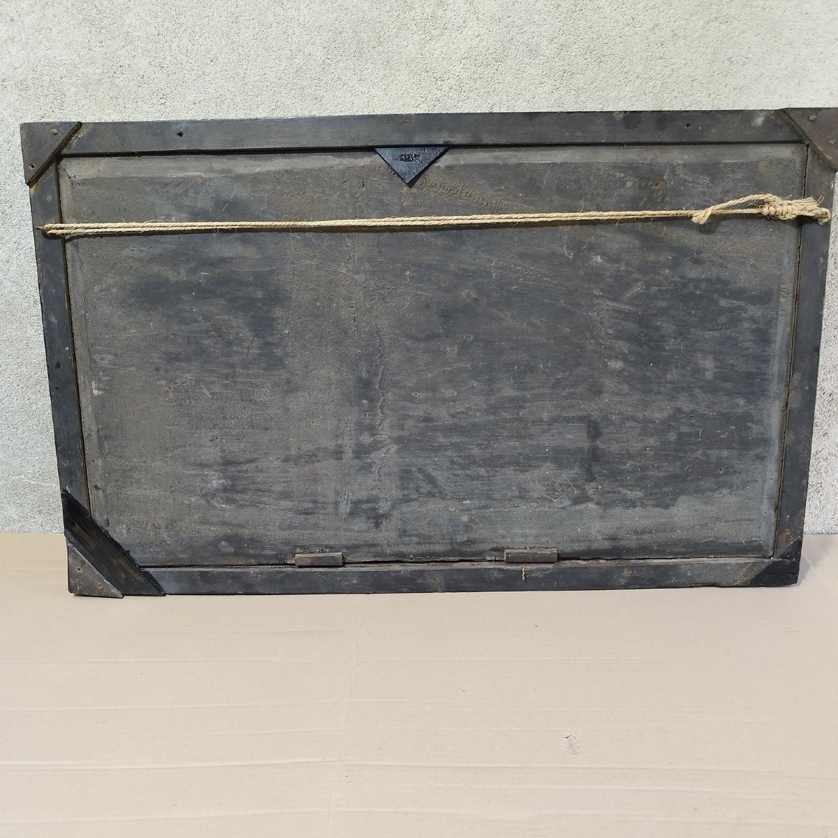 Pair Of Chinese Carved And Lacquered Wooden Panels-photo-5