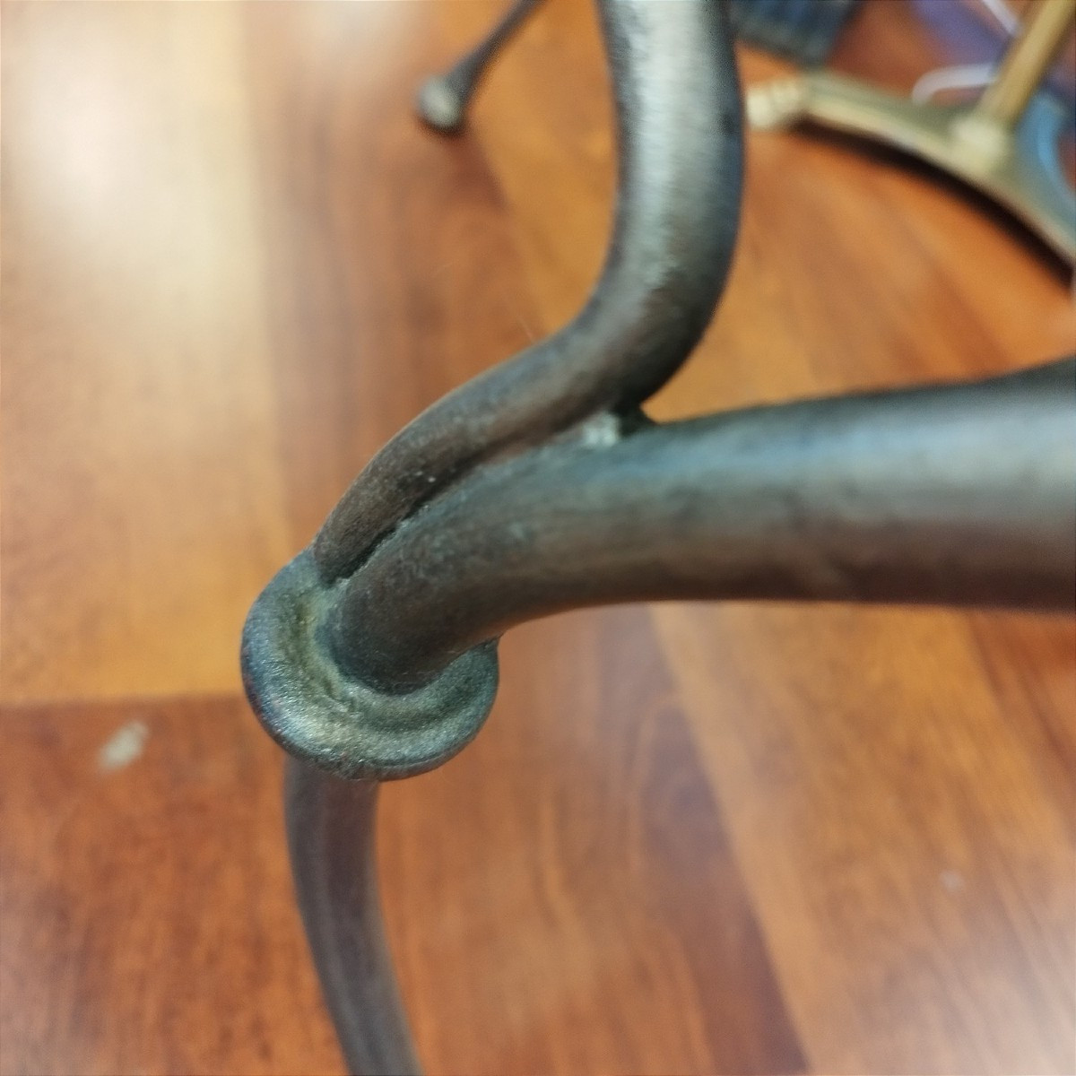 Large Metal Curule Seat-photo-4