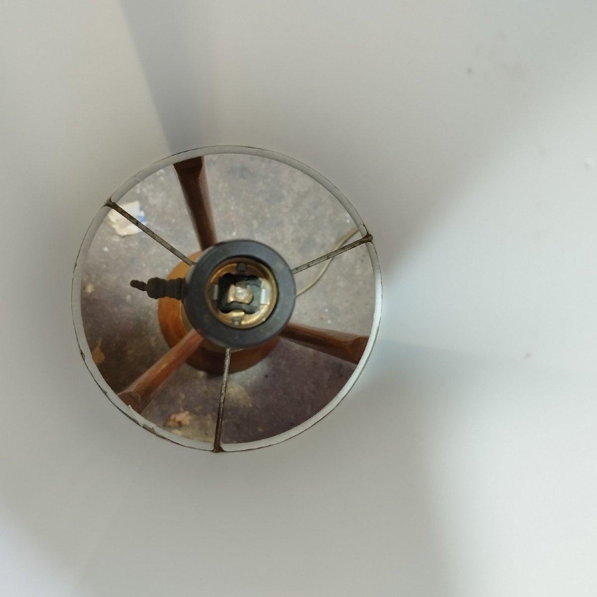 Sculptural Walnut Lamp By Modeline, Usa, 1960-photo-4