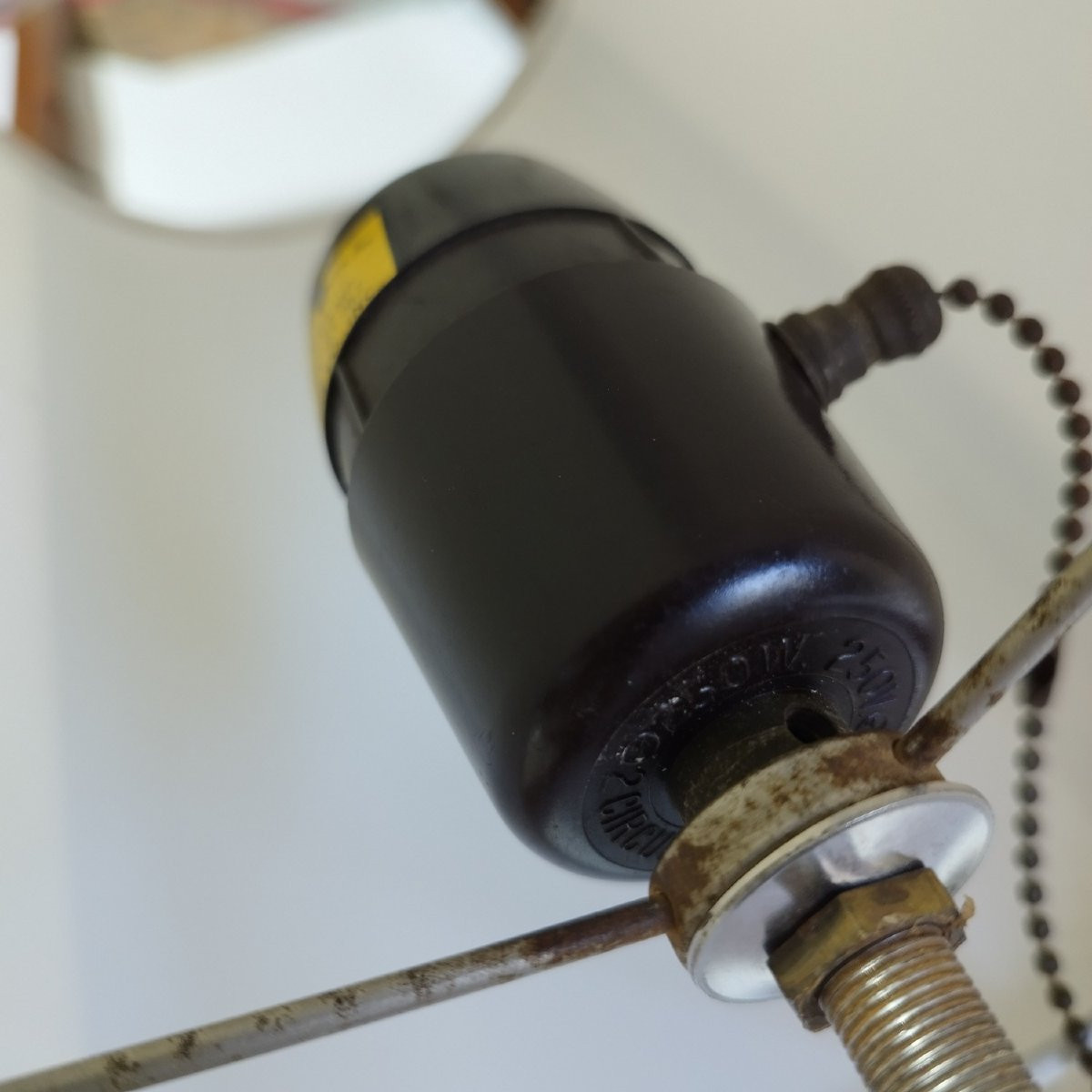 Sculptural Walnut Lamp By Modeline, Usa, 1960-photo-6