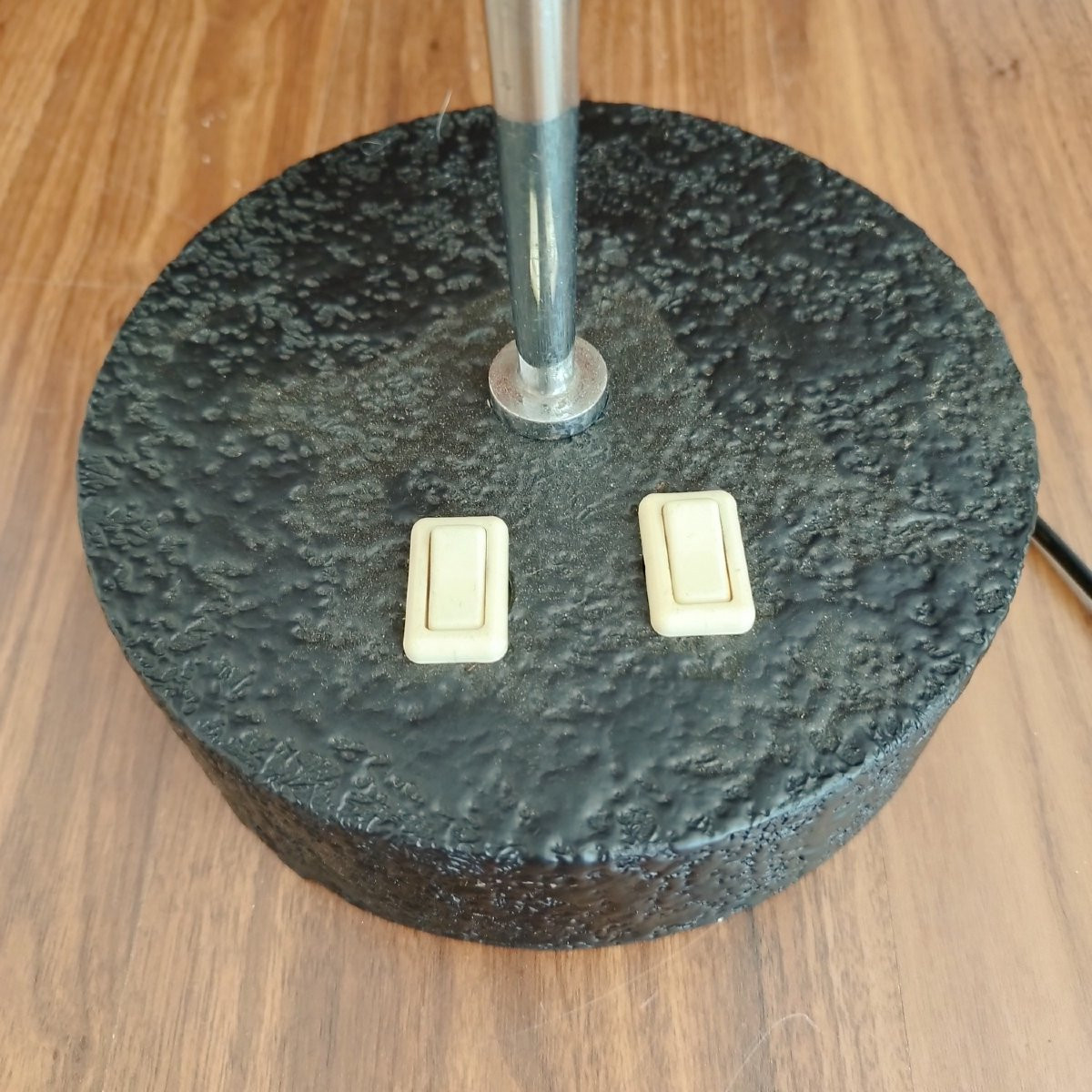 Steel And Glass Brick Floor Lamp, 1960-photo-4