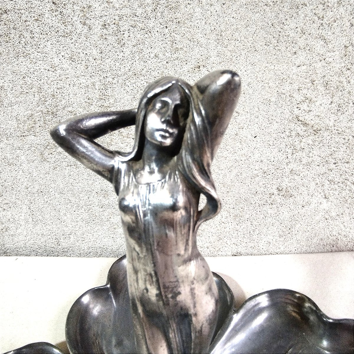 Coupe à fruits en métal argenté WMF Art-Nouveau-photo-2