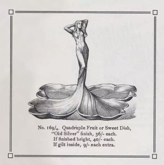 Coupe à fruits en métal argenté WMF Art-Nouveau-photo-4