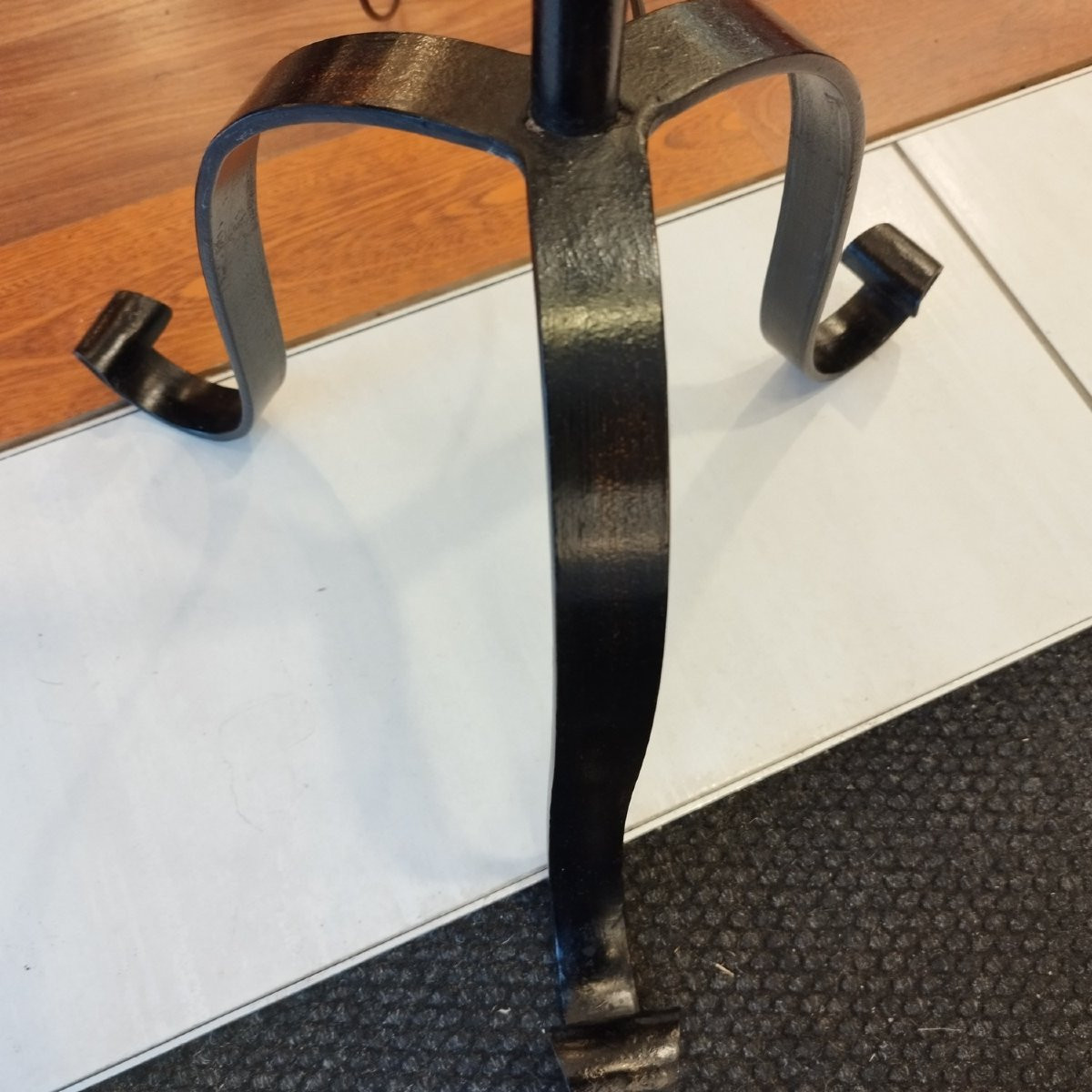 Adjustable Floor Lamp In Patinated Iron-photo-3