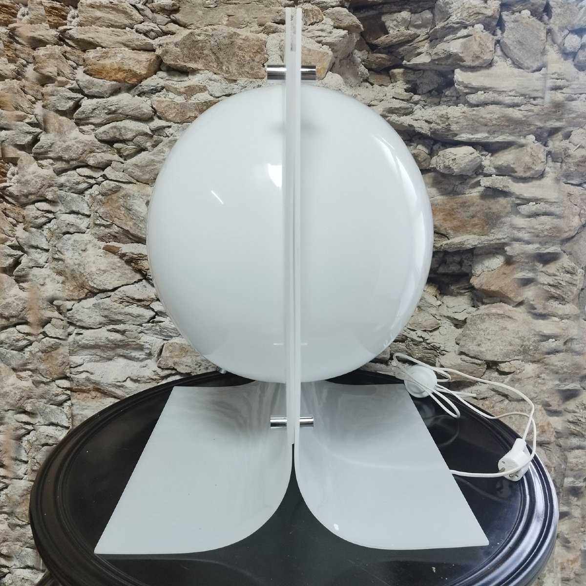 Rare lampe de sol de Neal Small, USA 1966-photo-2