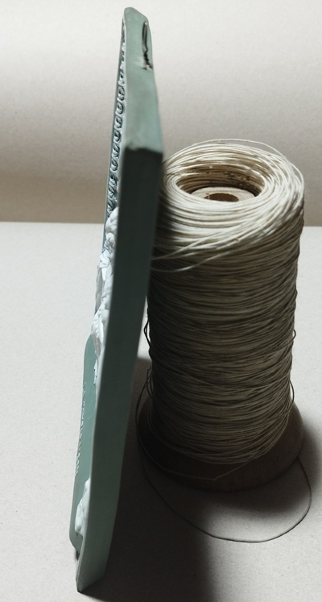 Pair Of Biscuit Porcelain Plates, In The Wedgwood Style-photo-4