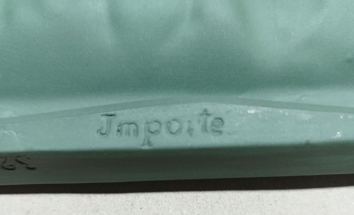 Pair Of Biscuit Porcelain Plates, In The Wedgwood Style-photo-1