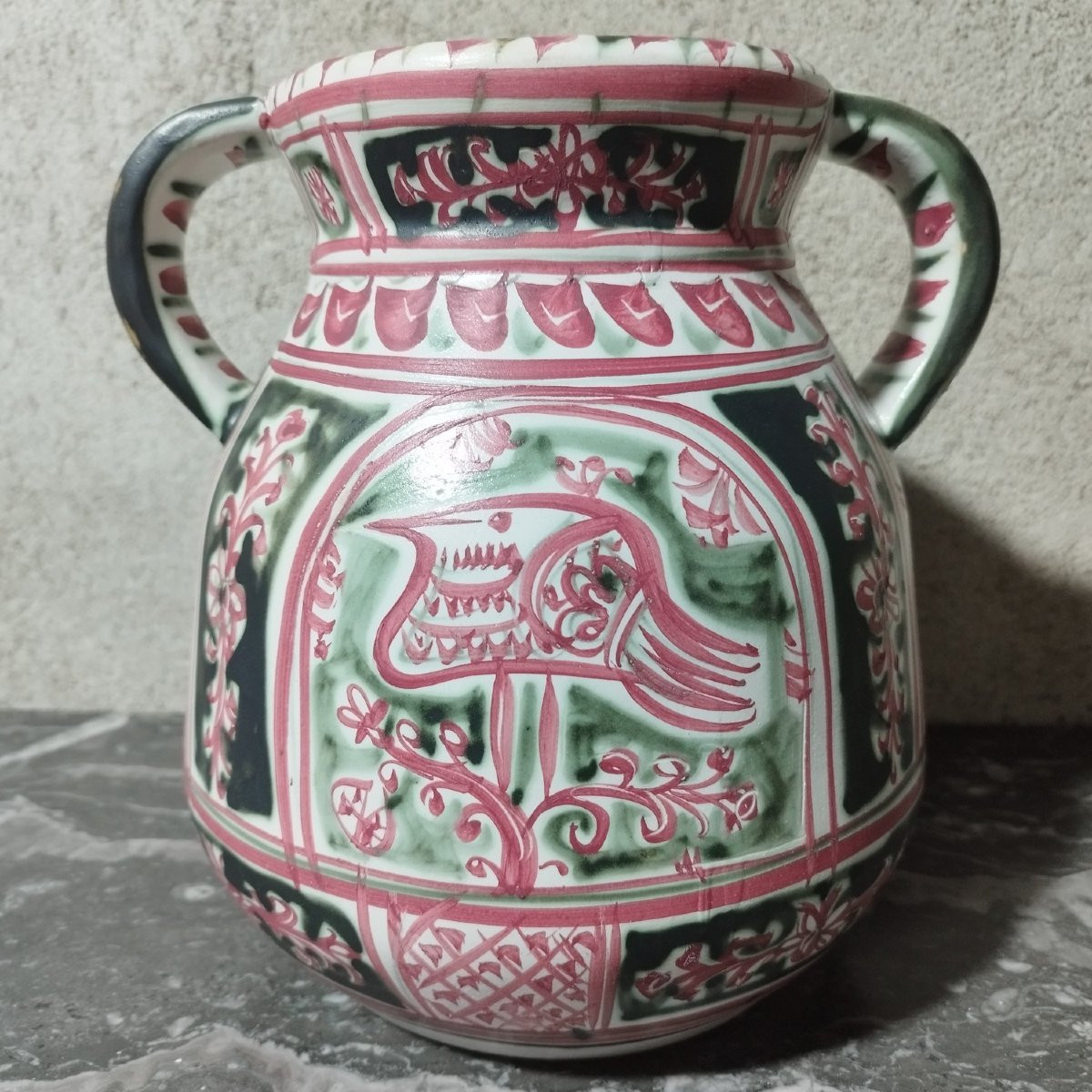 Ensemble Keraluc 1 vase et 20 bougeoirs par Paul Yvain-photo-3