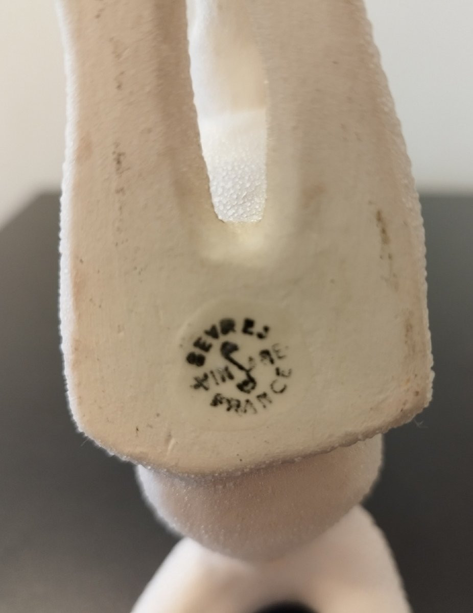 Paire de chiens en céramique crispée, Vintare pour Sèvres-photo-5