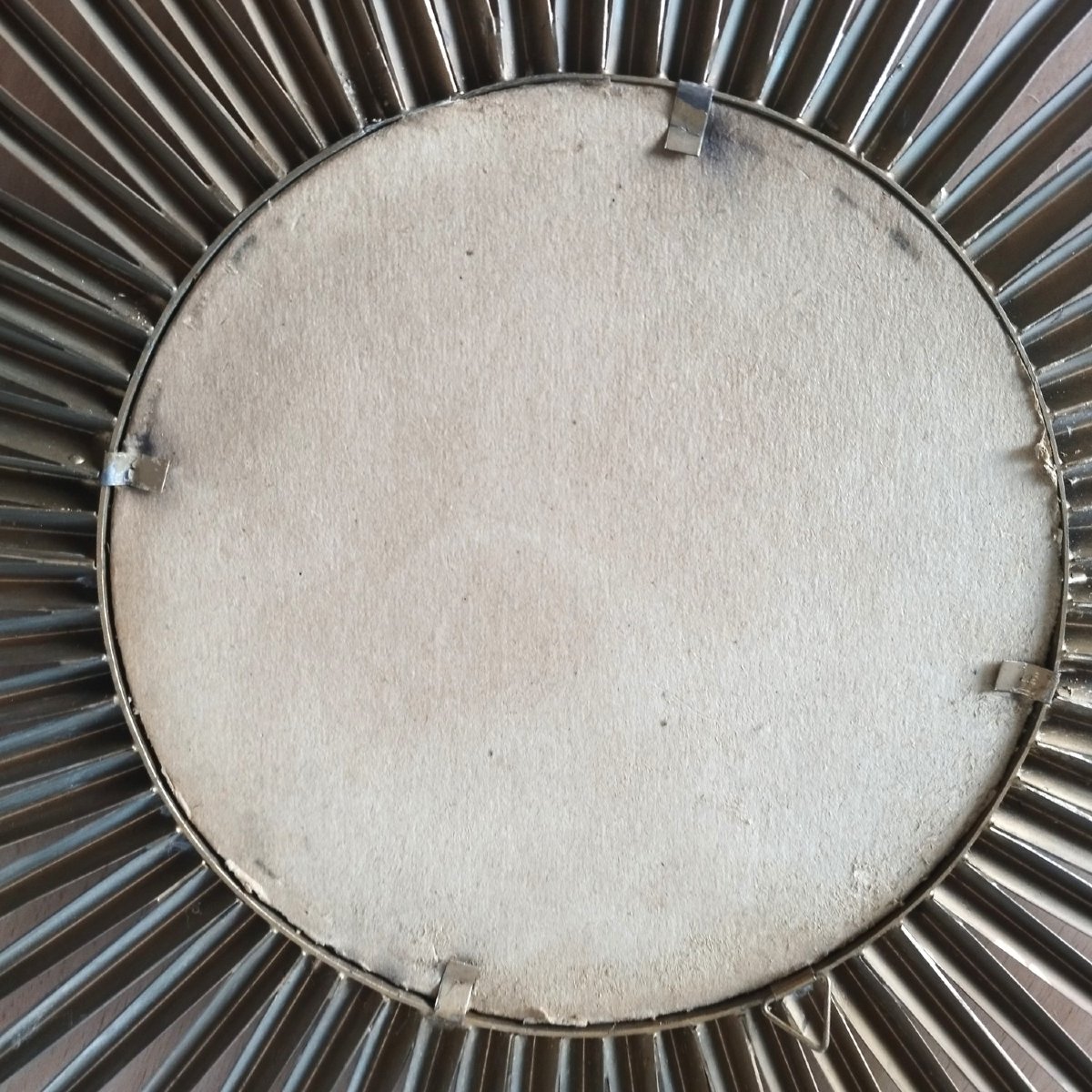 Gold-plated Metal Witch's Mirror, 1960s-photo-2