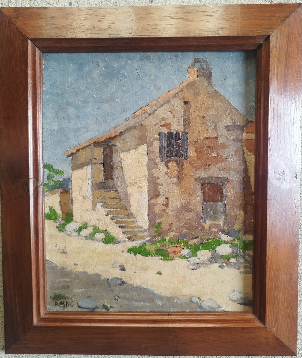 Oil On Canvas Signed Arno, Circa 1900